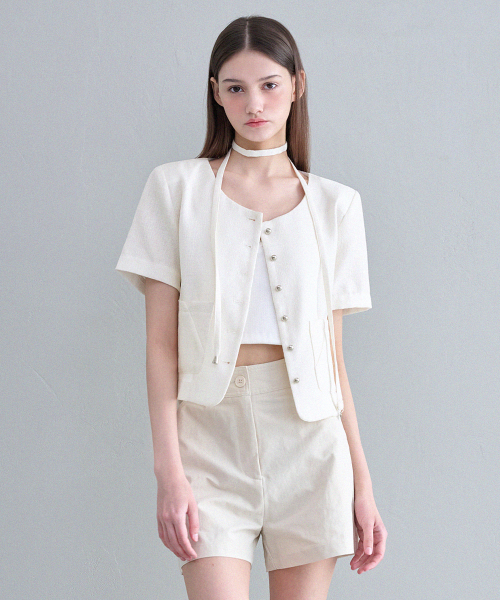 Darlene Tweed Tie Jacket