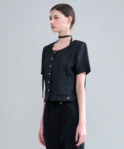 Darlene Tweed Tie Jacket