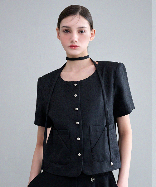 Darlene Tweed Tie Jacket