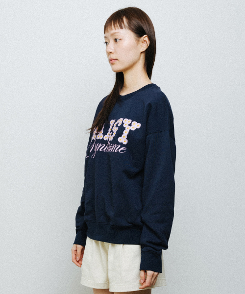 FLOWER SYNDROME SWEATSHIRT navy