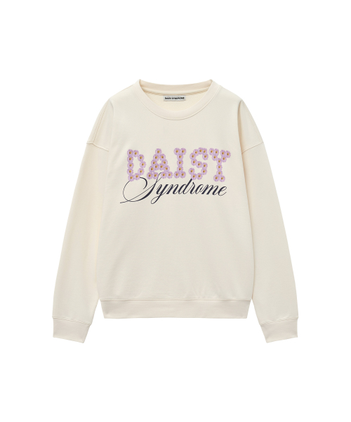 FLOWER SYNDROME SWEATSHIRT cream