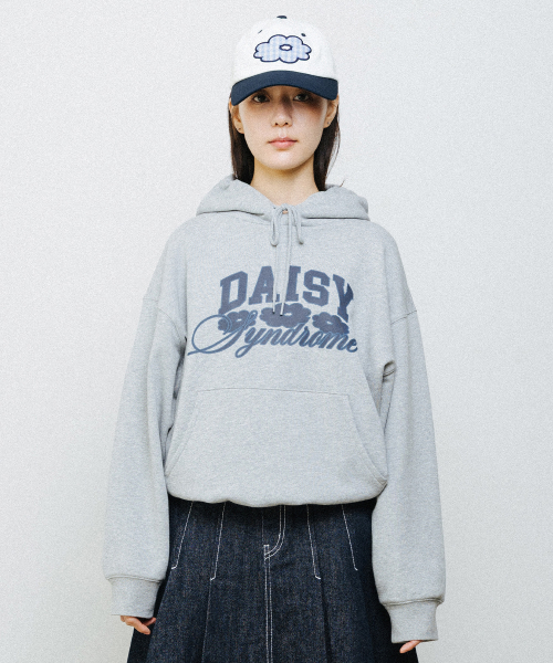 CRAYON ARCH HOODIE melange gray