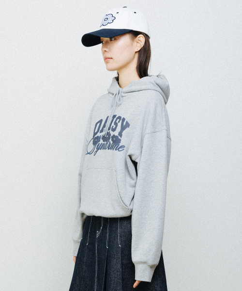 CRAYON ARCH HOODIE melange gray