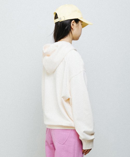 CRAYON ARCH HOODIE cream