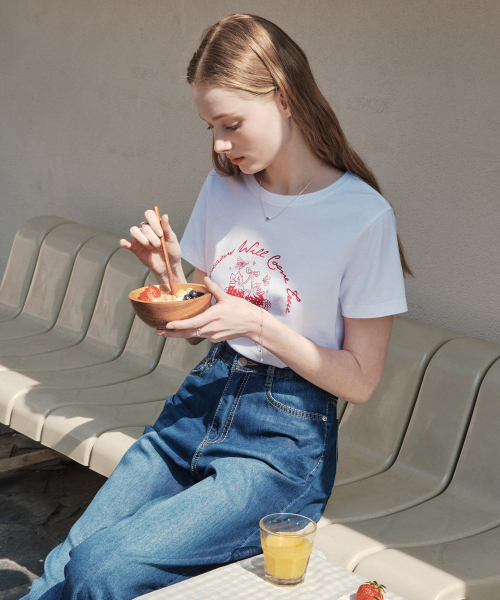 [3COL] BERRY SHORT SLEEVE T-SHIRT