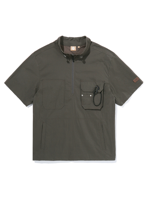 Анорак с двойным карманом_Khaki
