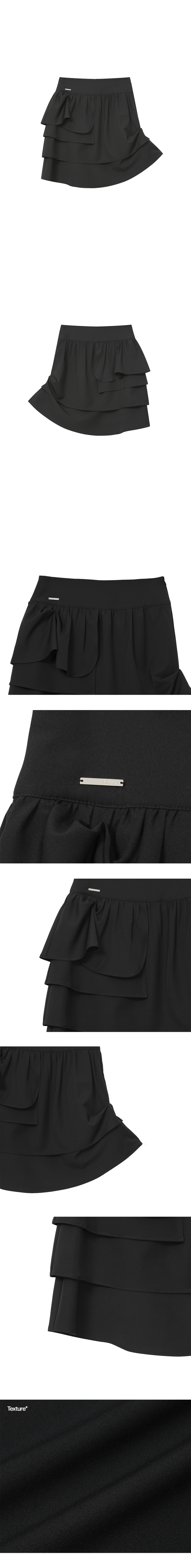★ MISEKI SEOUL★ Unbalanced layers midi skirt BLACK MSK252 MUSINSA | MISEKI SEOUL Unbalanced layers midi skirt BLACK