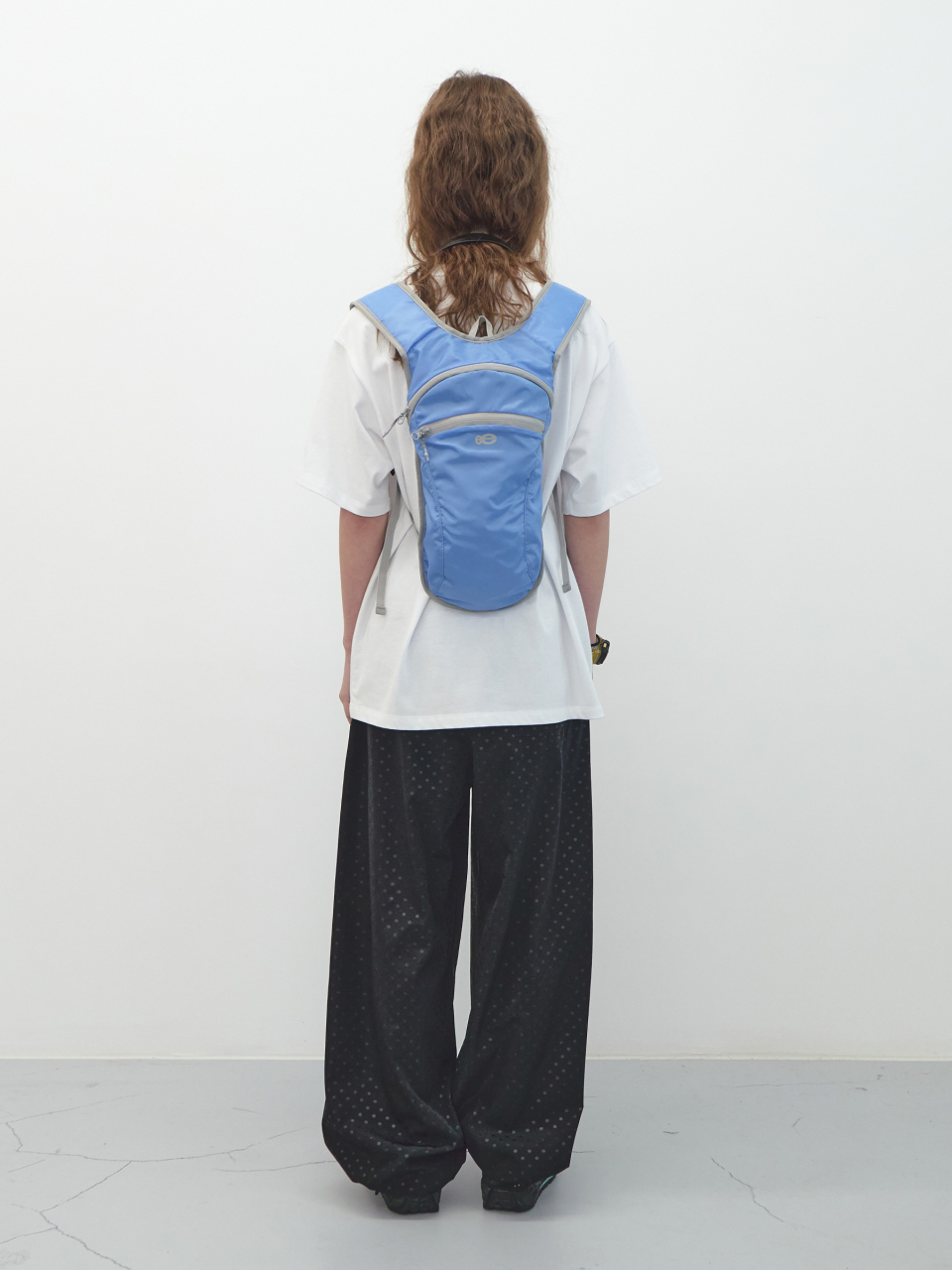 ENZO BLUES ♥ Double Logo Sporty Backpack / 追跡付 MUSINSA | ENZO BLUES Double Logo Sporty Backpack (Grey)