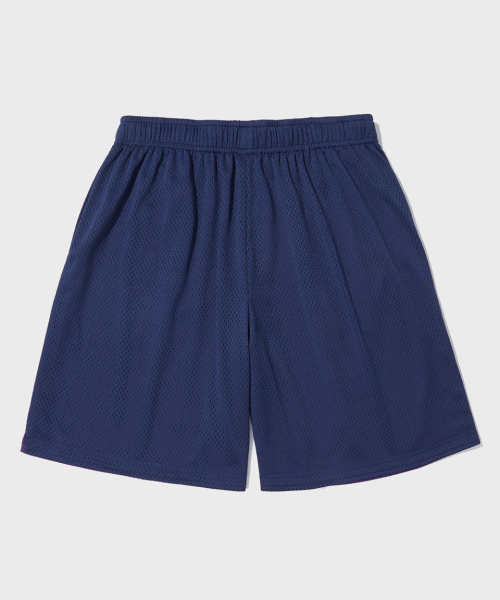 REVERSIBLE MESH SHORTS_NAVY/PURPLE