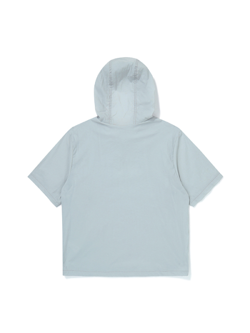 Stitch Hoodie Anorak Dark Mint