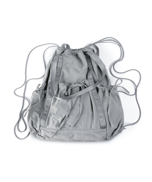 Ribbon String Yoon-Seul Gym Sack [ICE GREY]