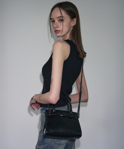 Chain Крестовый Tote-bag [Черный]
