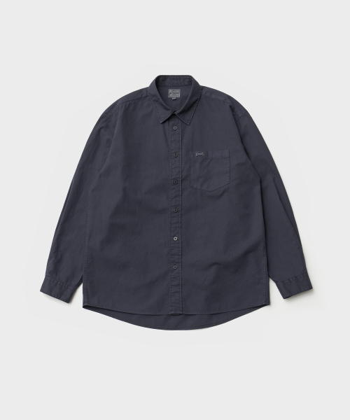 Oxford Overdyed Shirt (Indigo)