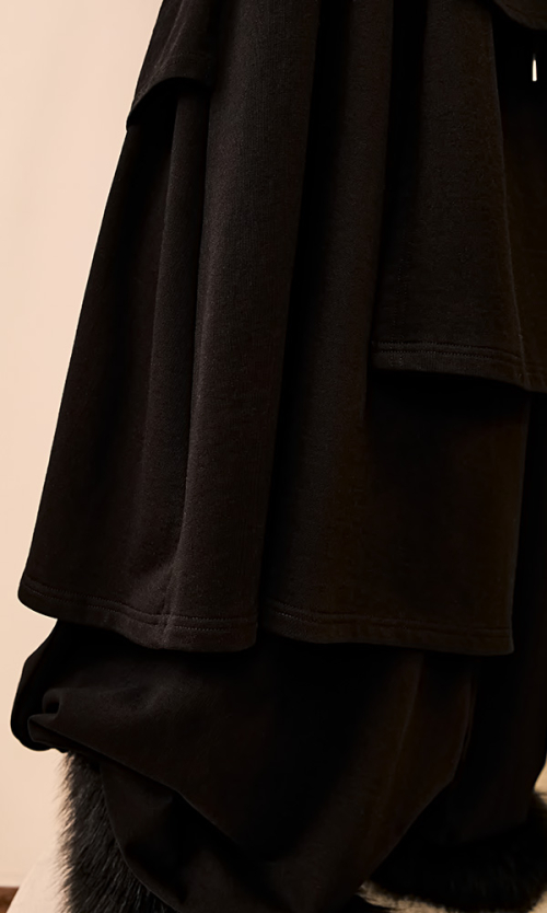 Sweat skirt брюки Черный