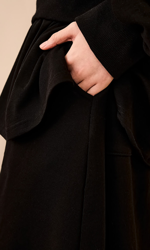 Sweat skirt брюки Черный
