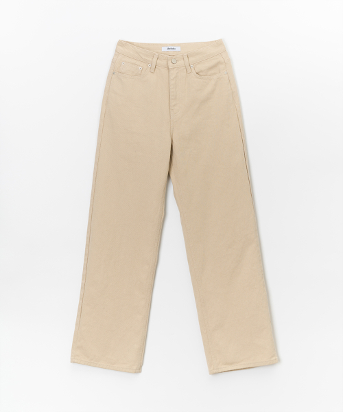 Прямые джинсы из хлопка_Beige
