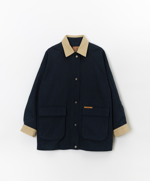 Классическая рабочая куртка хаф-зип (Navy)