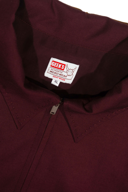 50s zip jacket - Maroon