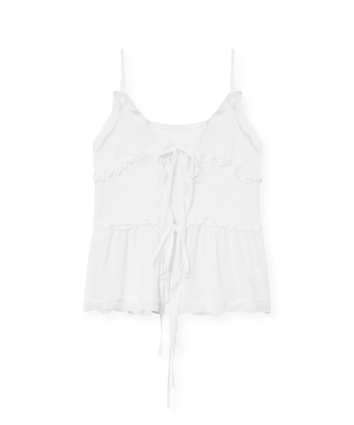 shiffon top (white)