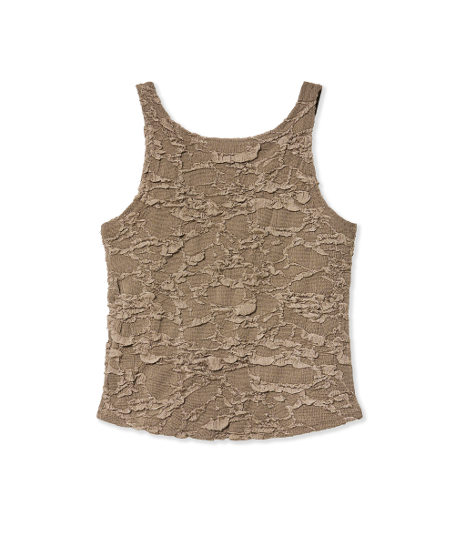 wrinkle top (brown)