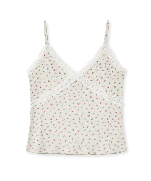 fl lace top (beige)