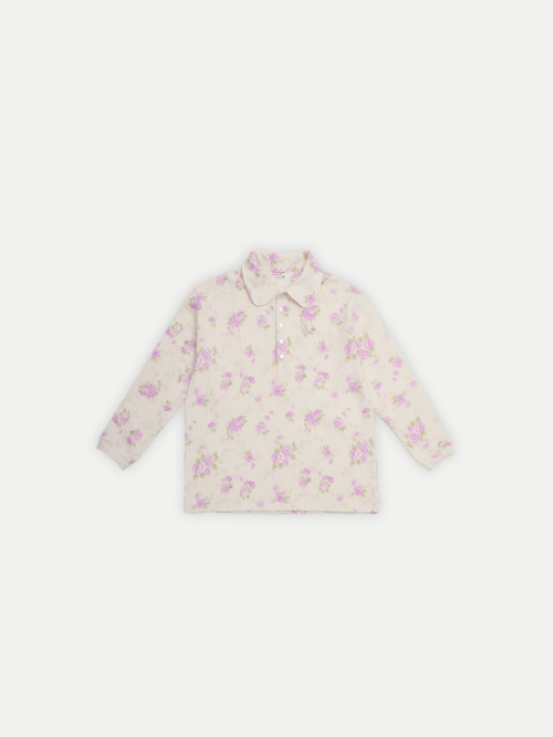 Tulip воротник Oversized Shirts Grandmas Rose