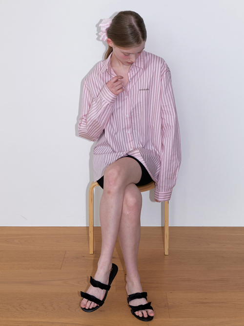 Классический логотип Полоса shirts - pink