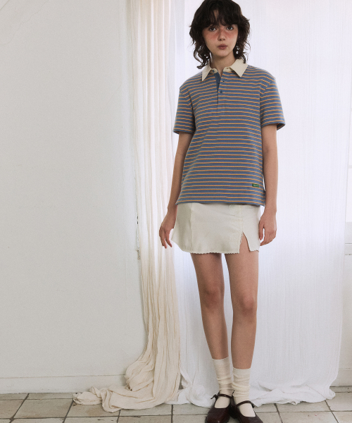 Полоса Polo Tee (Светлый Синий)