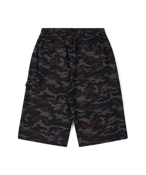 Шорты-карпентеры бермуды камуфляж Dark Camo