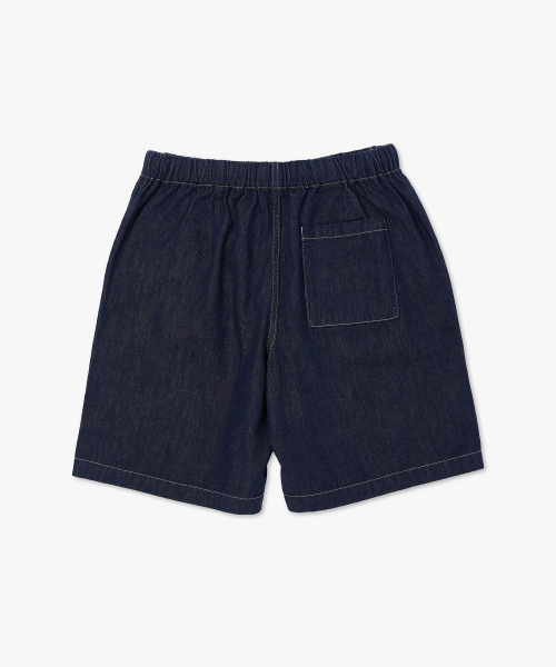Нелиняющие джинсовые шорты-бермуды L03 Dark Indigo