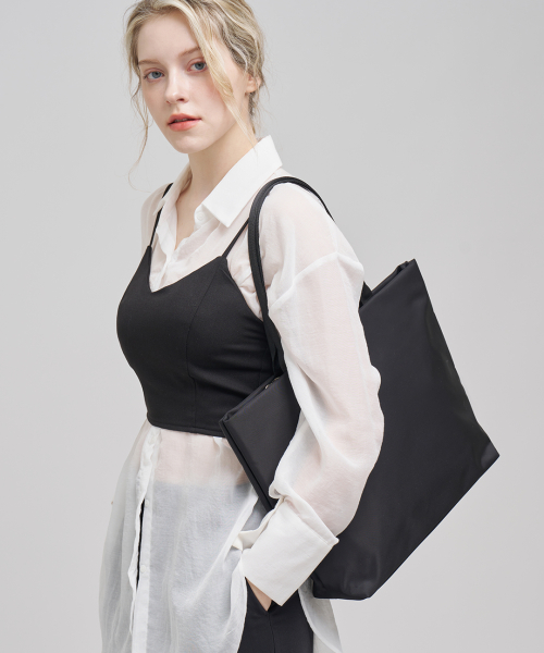 TRM Recycle Nylon Квадратный Shopper Bag T04W