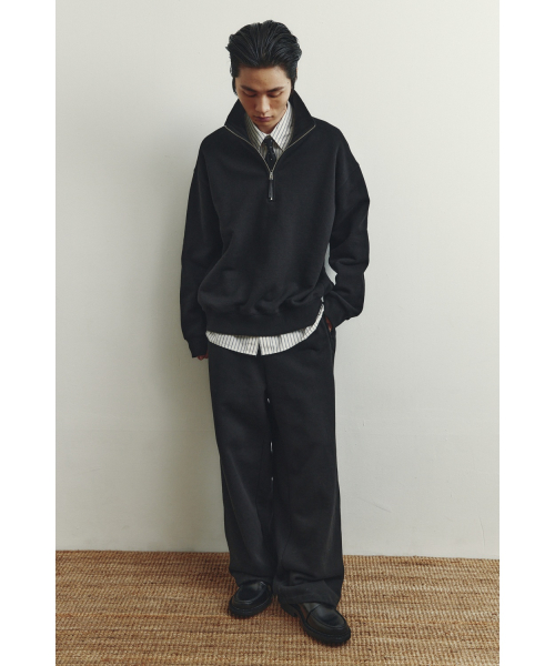 Coverstitch Sweatpants - Черный