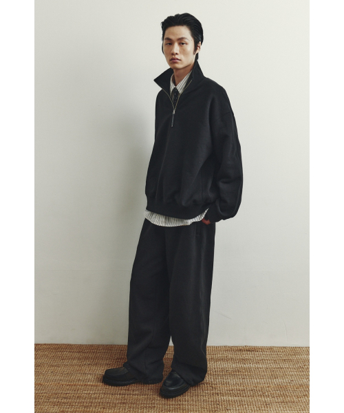 Coverstitch Sweatpants - Черный