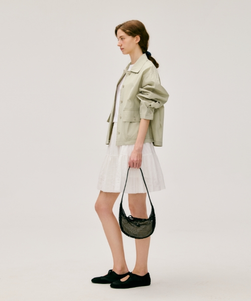 airy net bag (shoulder) - Черный (S)