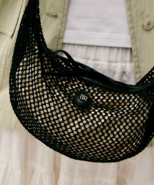 airy net bag (shoulder) - Черный (S)