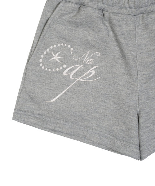 (w) TCM cap короткий sweat брюки (grey)