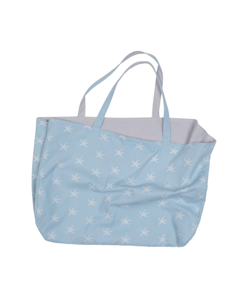 TCM starfish reversible tote bag (sky Синий/grey)