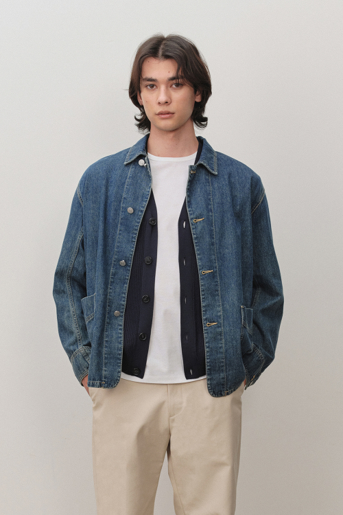 Джинсовый джемпер semi overfit Navy BNESJP408NY