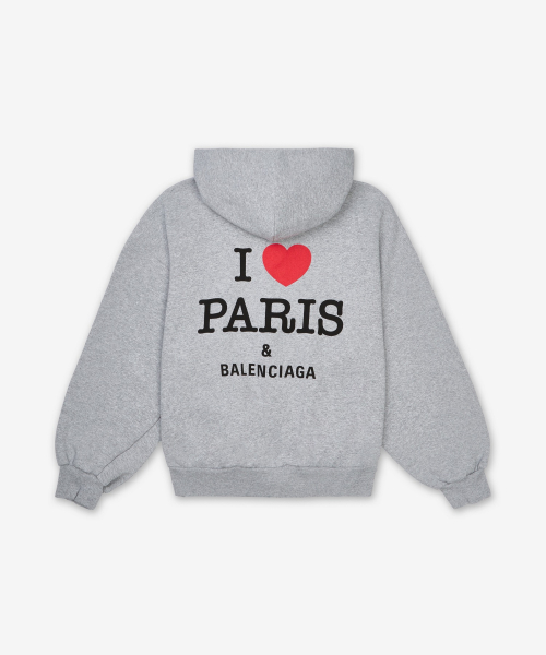 I Love Paris Regular Fit зип-худи Heather Grey 803264TSVI51300