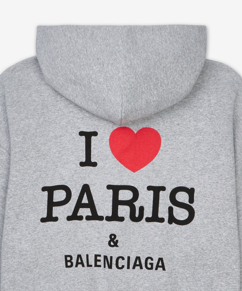 I Love Paris Regular Fit зип-худи Heather Grey 803264TSVI51300