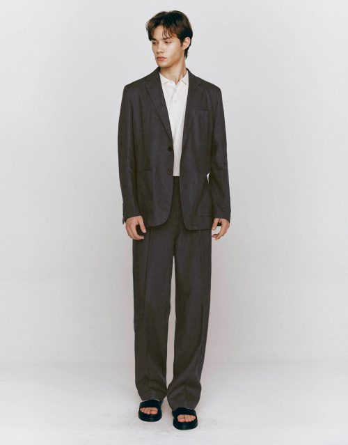 Льняной блейзер relaxed fit 10075522/075522 [2color]