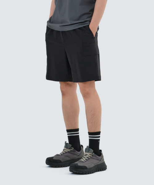 Тонкие охлаждающие шорты 4-part (S25MUSHP32) Black