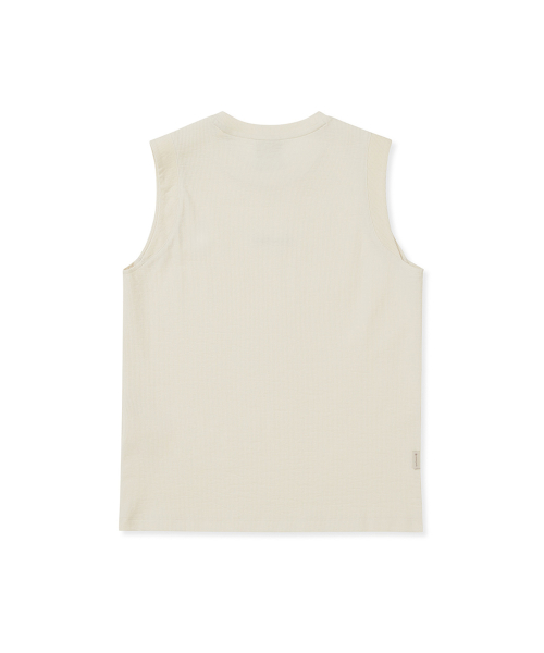 Женская майка в рубчик (S25MWFST39) Butter Ivory