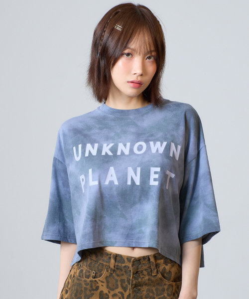 Кроп-топ Round Planet Dying Navy