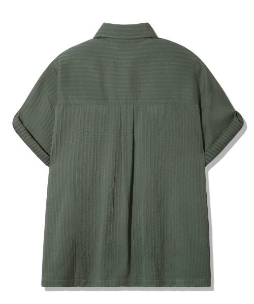 CITYBOY BOAT LINEN OVERSIZED SHORT SLEEVE SHIRT_NAVY thumbnail 5