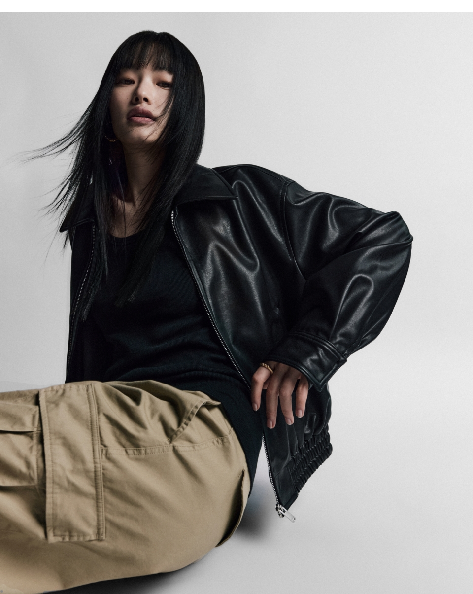 MUSINSA | MUSINSA STANDARD Faded Synthetic Leather Single