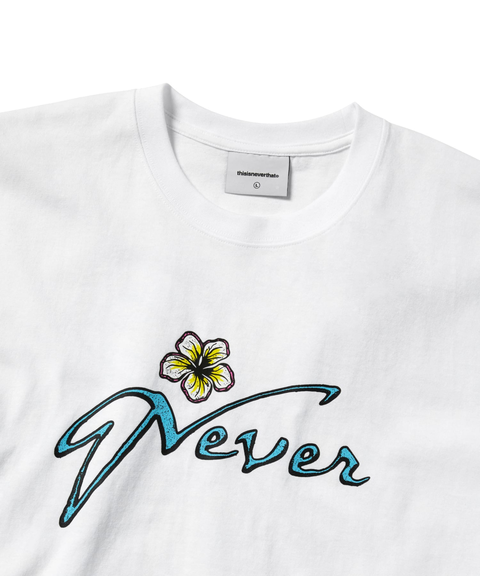MUSINSA | thisisneverthat® Tropical Never Tee White