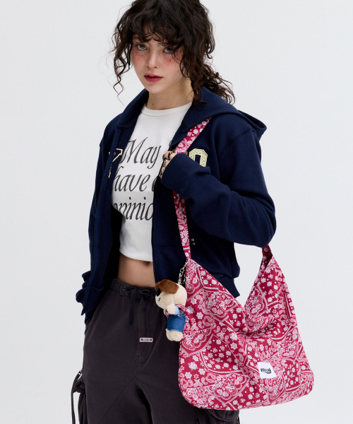 PAISLEY ECO CROSS BAG WINE