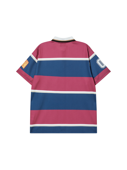 полоса POLO SHIRTS темно-синий
