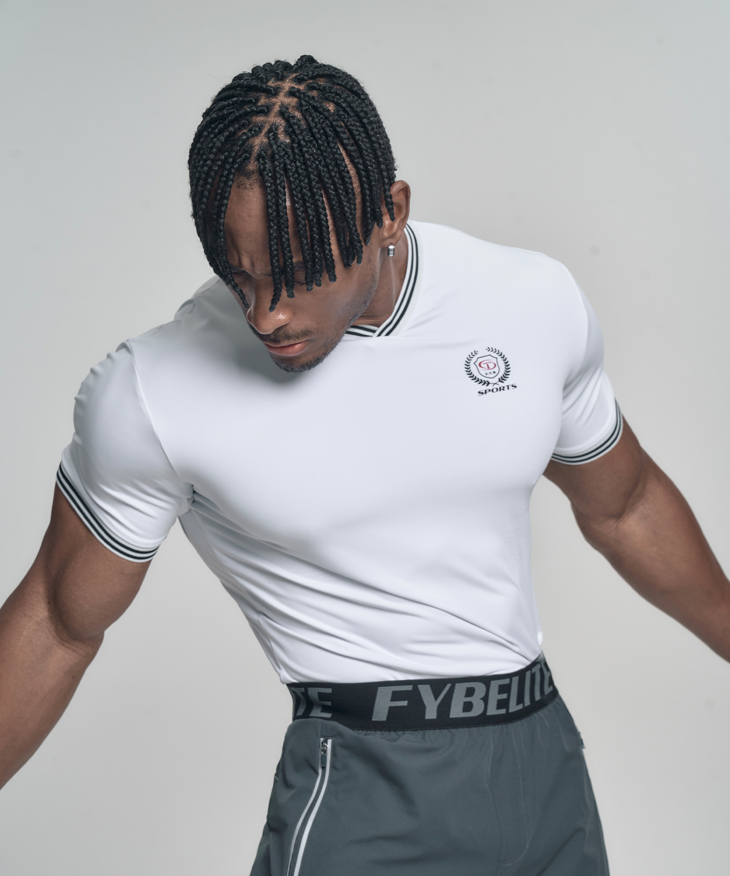 Active Assist Short Sleeve White